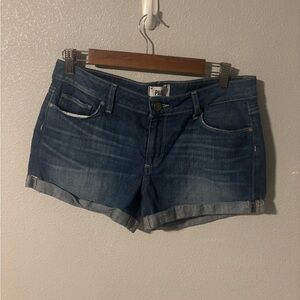 PAIGE Dark Blue Jean Shorts Size 29